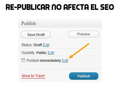 republicar afecta el seo