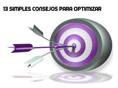 13 simples consejos para optimizar una web