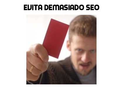 Google penaliza demasiado SEO