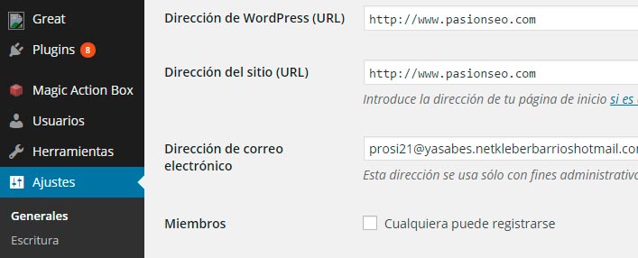 definir-url-wordpress